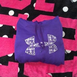 Purple Under Armour Hoodie